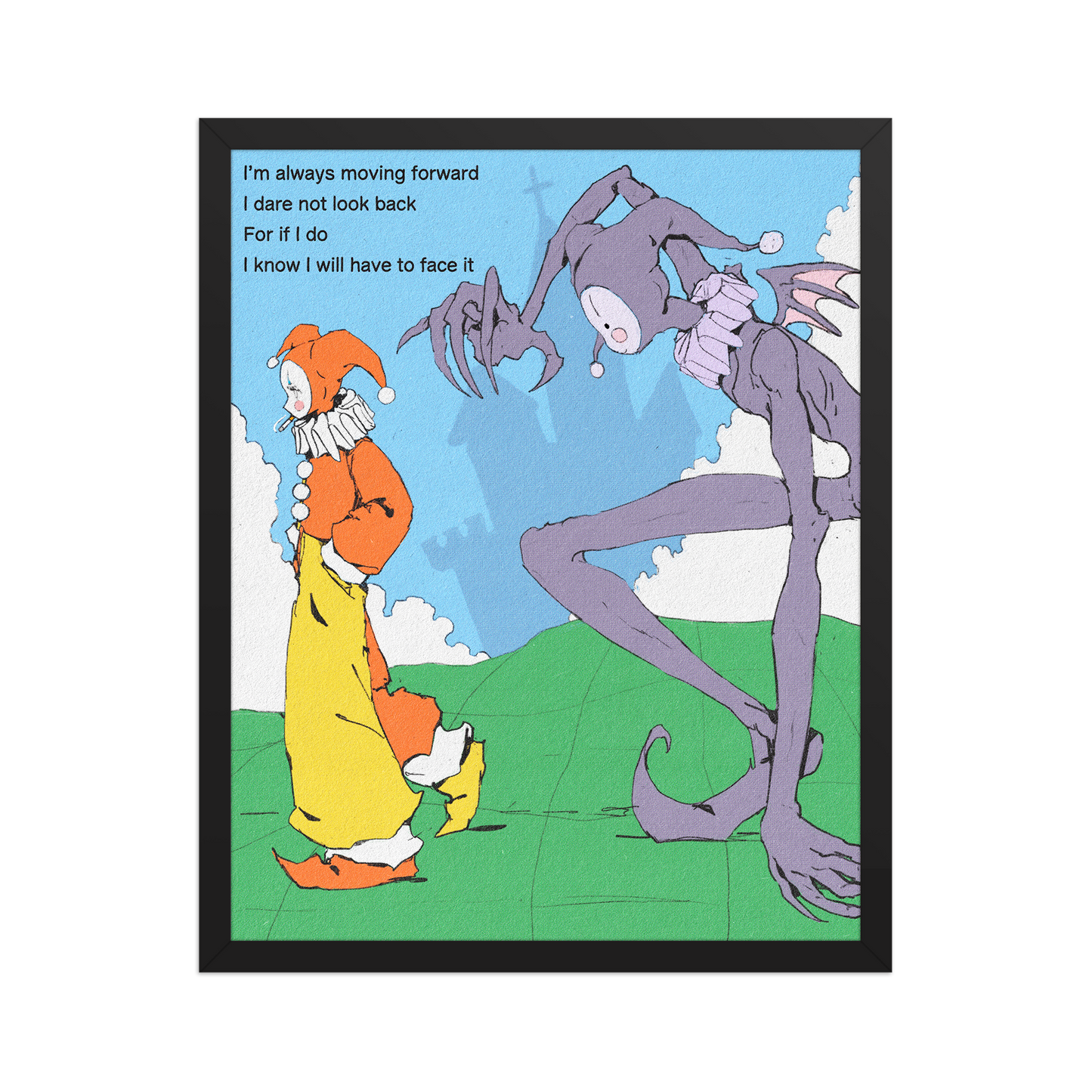 Jester Takes A Walk Poster