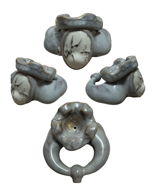Castle Grey Fate Ceramic Sculpture