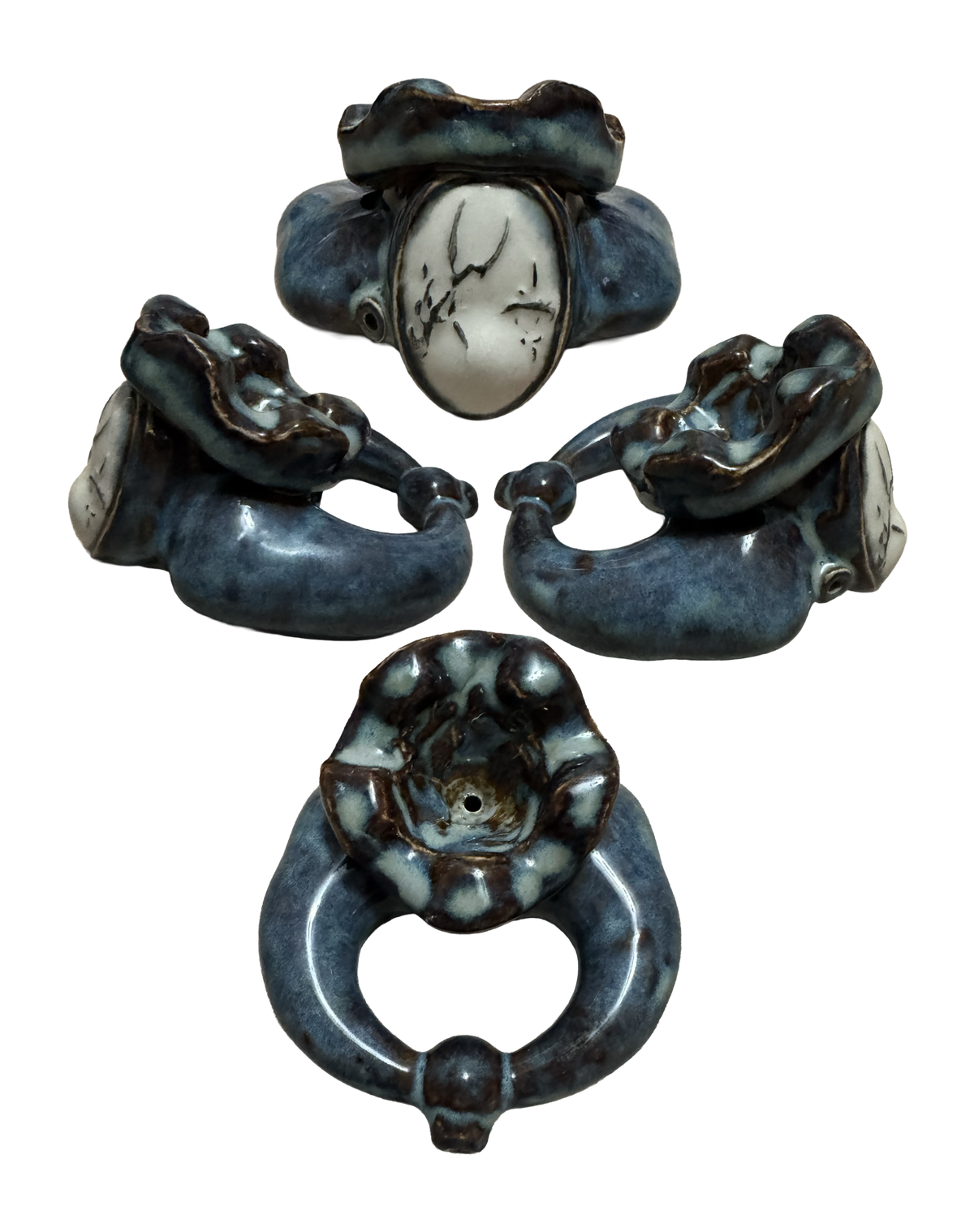 Blue Fate Ceramic Sculpture