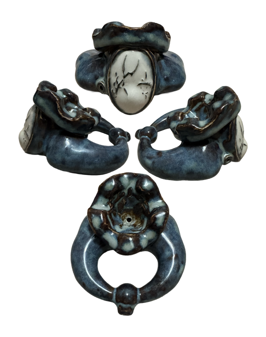 Blue Fate Ceramic Sculpture
